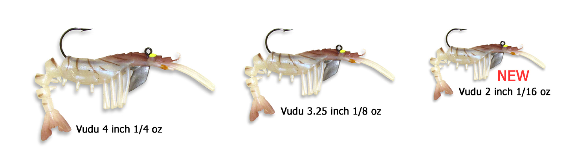 Egret Baits - Vudu Shrimp - 2 Baby