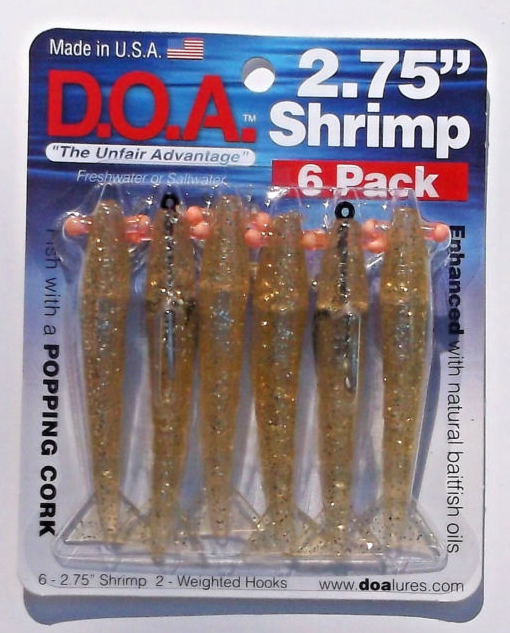 DOA Lures - Shrimp 2.75