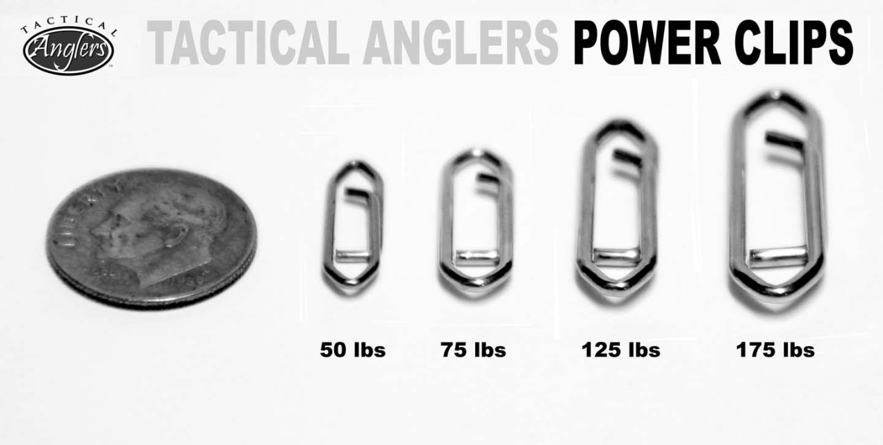 Details about   50Pc Tactical Anglers Power Clips Fast Snap Fishing U Multipacks S Terminal F9B9 